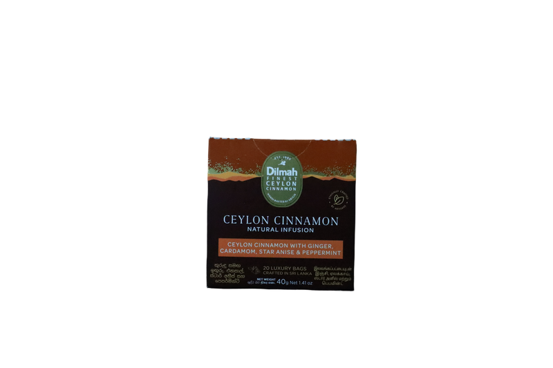 Dilmah Ceylon Cinnamon with Ginger, Cardamon, Star anise & Peppermint tea
