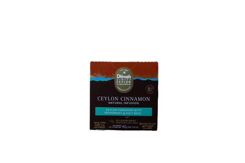 Dilmah Ceylon Cinnamon with peppermint & Holy Basil tea